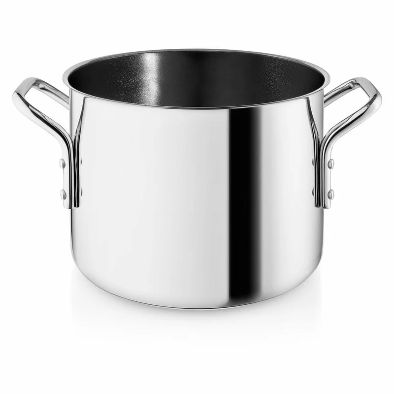 Eva Solo Topf, Kochtopf, Universaltopf, Suppentopf, Fleischtopf, Kochen, Edelstahl/Keramikbeschichtung, Ø 16 cm, 2.2 L, 212422