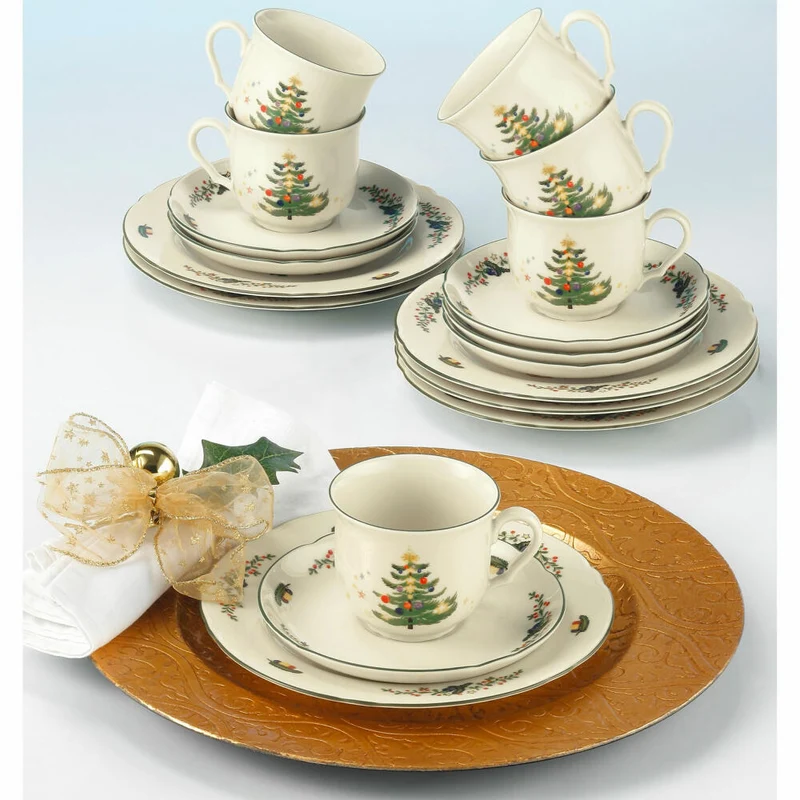 Seltmann Weiden Marieluise Weihnachten Kaffeeservice, Geschirrset, Service, Geschirr Set, Porzellan, bunt, 18-tlg., 1716497