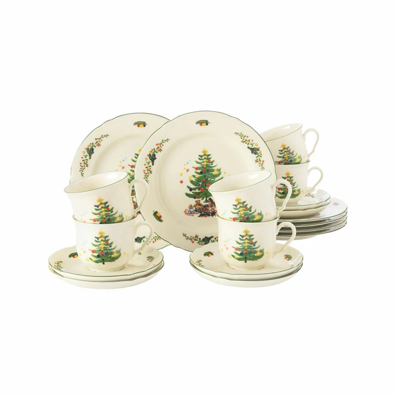 Seltmann Weiden Marieluise Weihnachten Kaffeeservice, Geschirrset, Service, Geschirr Set, Porzellan, bunt, 18-tlg., 1716497
