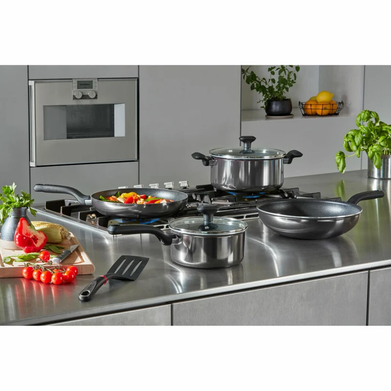Tefal Resist Pfanne, Bratpfanne, Thermo Signal, Antihaftversiegelung, Aluminium, Ø 32 cm, D52608