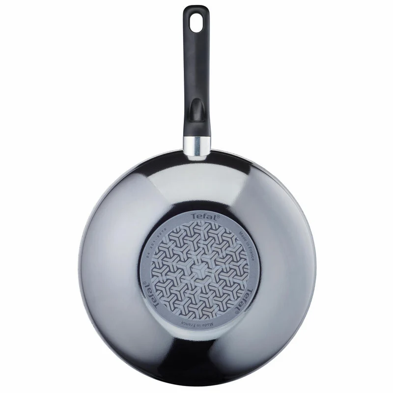 Tefal Resist Wokpfanne, Wok Pfanne, Antihaftversiegelung, Aluminium, Ø 28 cm, D52619