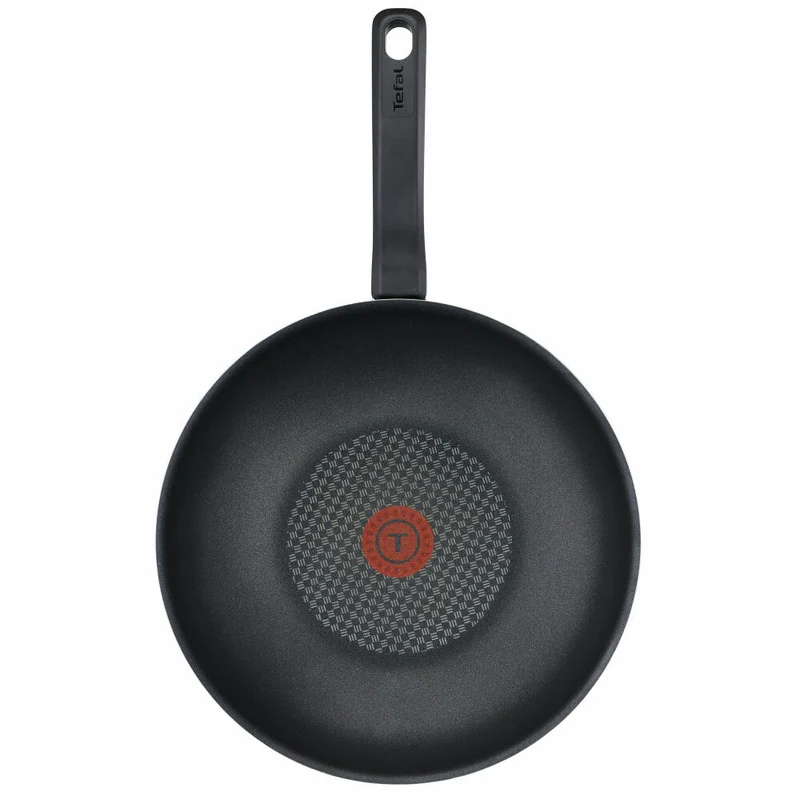 Tefal Resist Wokpfanne, Wok Pfanne, Antihaftversiegelung, Aluminium, Ø 28 cm, D52619