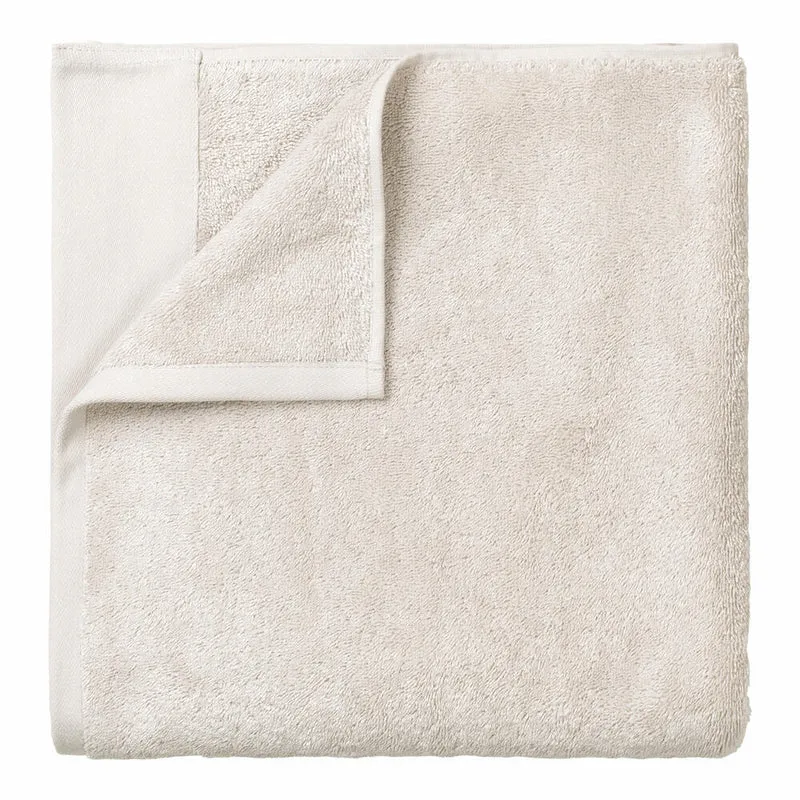 Blomus RIVA Bad-Handtuch, Badehandtuch, Handtuch, Baumwolle, moonbeam, 100 x 50 cm, 69125