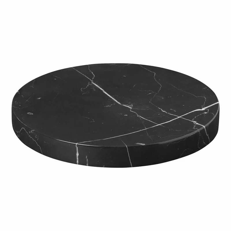 Blomus PESA Marmor Ablageschale black, Dekoschale, Schälchen, Schale, Marmor, schwarz, 19 cm, 65993