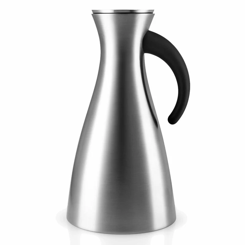 Eva Solo Isolierkanne, Kaffeekanne, Thermokanne, Teekanne, Kanne, Edelstahl, 1 L, 502932