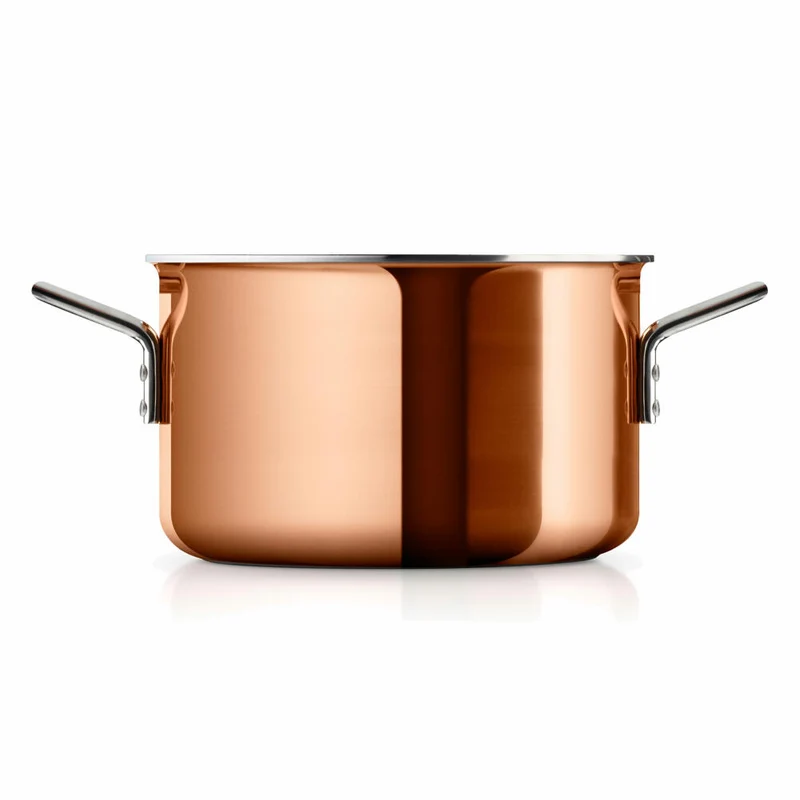 Eva Solo Kochtopf, Suppentopf, Topf, Soßentopf, Induktionstopf, Kochen, Küche, Kupfer/Edelstahl, Ø 20 cm, 3.9 L, 271013