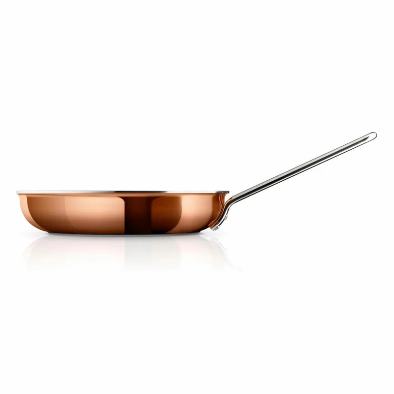 Eva Solo Bratpfanne, Pfanne, Schmorpfanne, Gemüsepfanne, Steakfpanne, Fischpfanne, Kochen, Kupfer/Edelstahl, Ø 24 cm, 271010