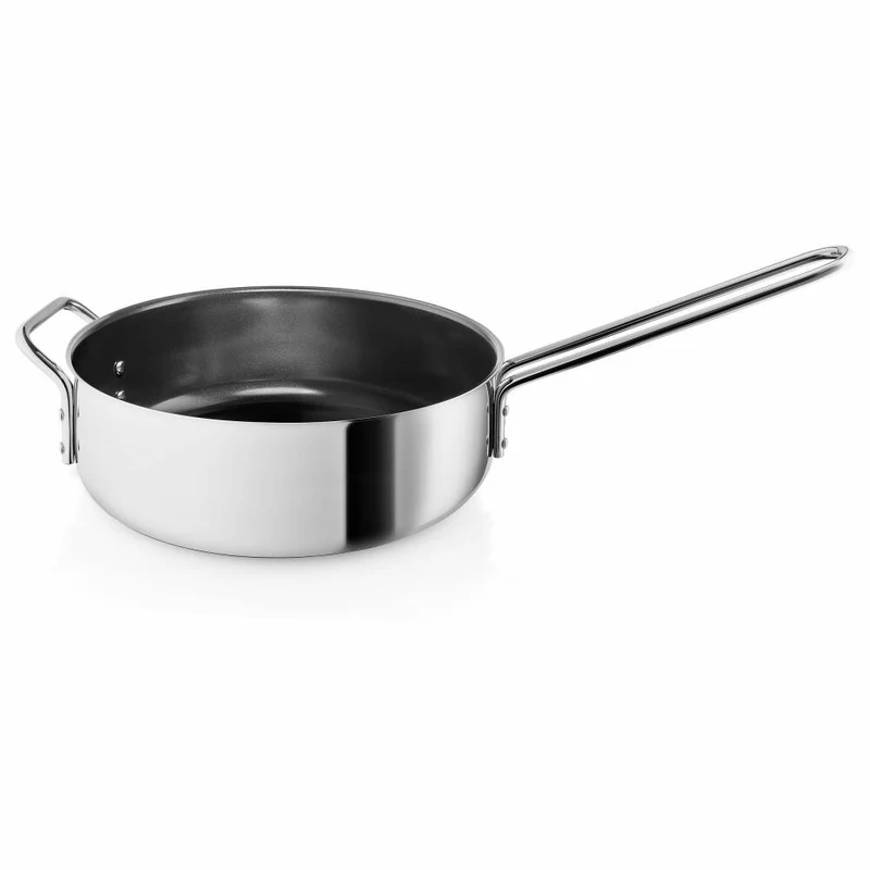 Eva Solo Sauteuse, Stieltopf, Topf, Kochtopf, Kasserolle, Kochgeschirr, Edelstahl/Keramikbeschichtung, Ø 24 cm, 212424