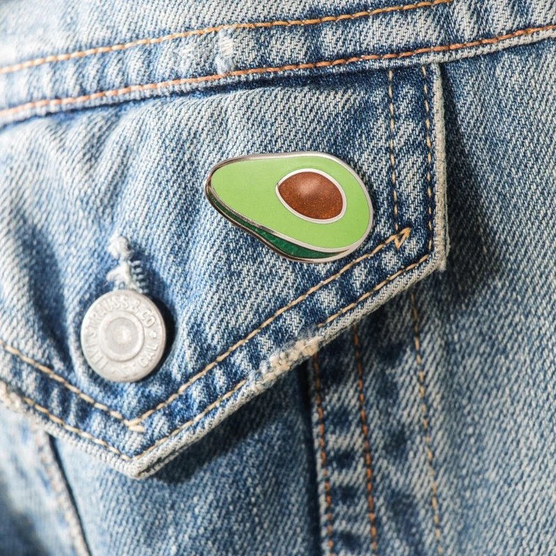 Donkey Products Pintastic Tasty Avocado Pin, Anstecker, Schmuckspange, Metall, 1 cm, 401231