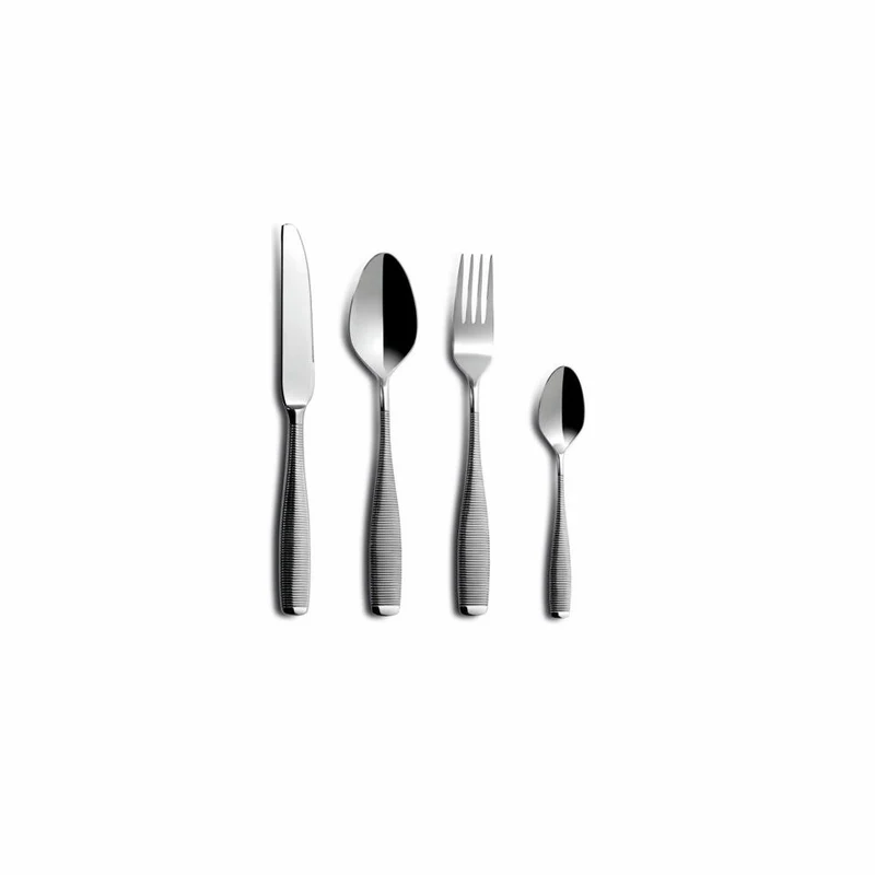 Comas Besteck-Set Fleur De Lys 24-tlg., Tafelbesteck, Edelstahl 18/10, Silberfarben, 7989