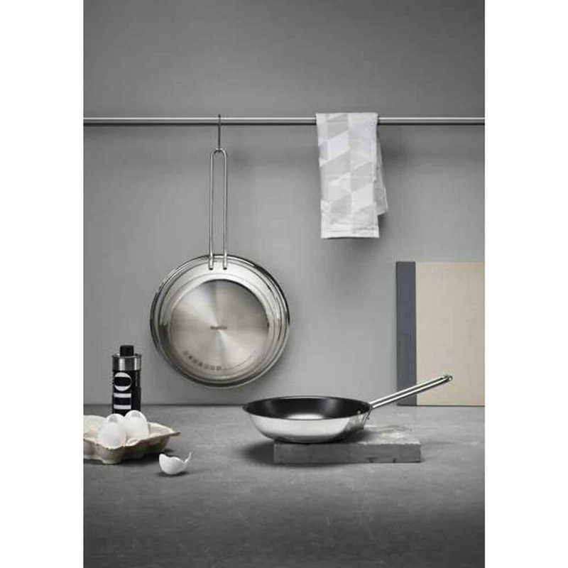 Eva Solo Bratpfanne, Pfanne, Schmorpfanne, Gemüsepfanne, Steakfpanne, Fischpfanne, Kochen, Edelstahl, Ø20 cm, 202720