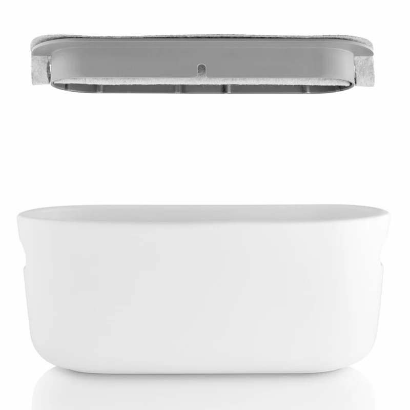 Eva Solo Selbstbewässernder Herb-Organiser, Kräutertopf mit Bewässerungssystem, Kräutertopf, Kräuter, Keramik/Kunstoff, Weiß, 568168