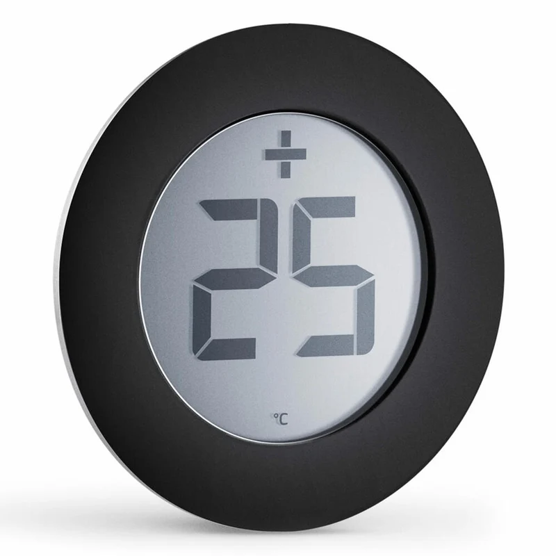 Eva Solo Digitales Außenthermometer, Thermometer, Temperatur-Anzeige, Kunststoff/ Edelstahl, Ø 8.5cm, 567768