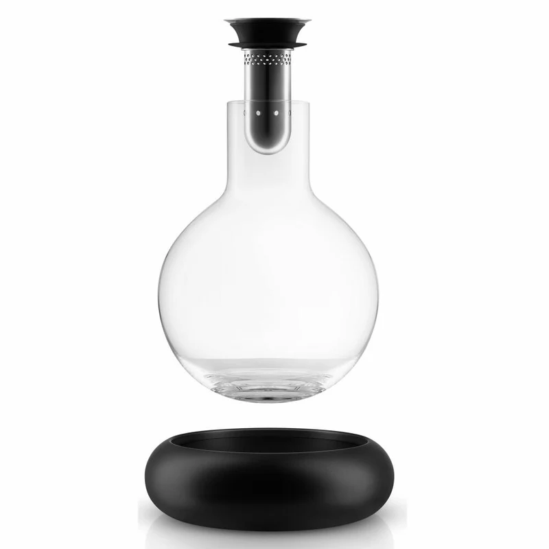 Eva Solo Dekantierkaraffe mit Kühlelement, Dekanter, Glaskaraffe, Karaffe, Glas, Transparent, 0.75 L, 567473