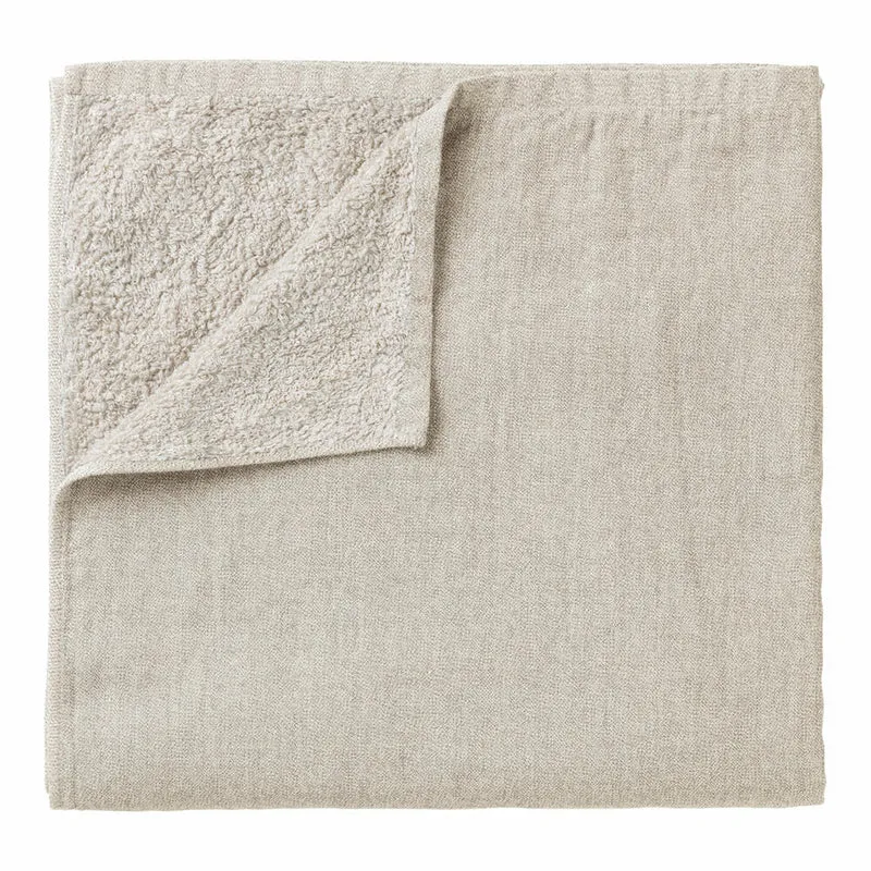 Blomus KISHO Gästehandtuch, Badehandtuch, Handtuch, Baumwolle, satellite melange, 40 x 34 cm, 69102