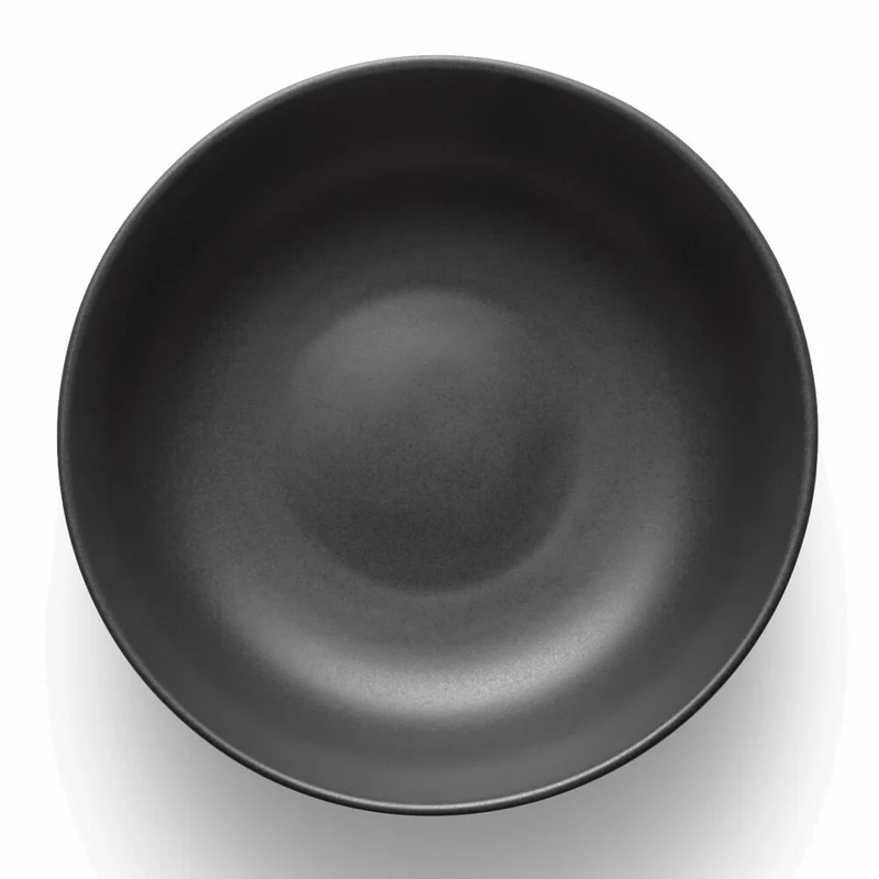 Eva Solo Nordic kitchen Schale, Schüssel, Salatschale, Feinsteinzeug, Schwarz, Ø 28 cm, 3.2 L, 502785
