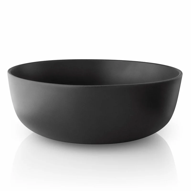 Eva Solo Nordic kitchen Schale, Schüssel, Salatschale, Feinsteinzeug, Schwarz, Ø 28 cm, 3.2 L, 502785