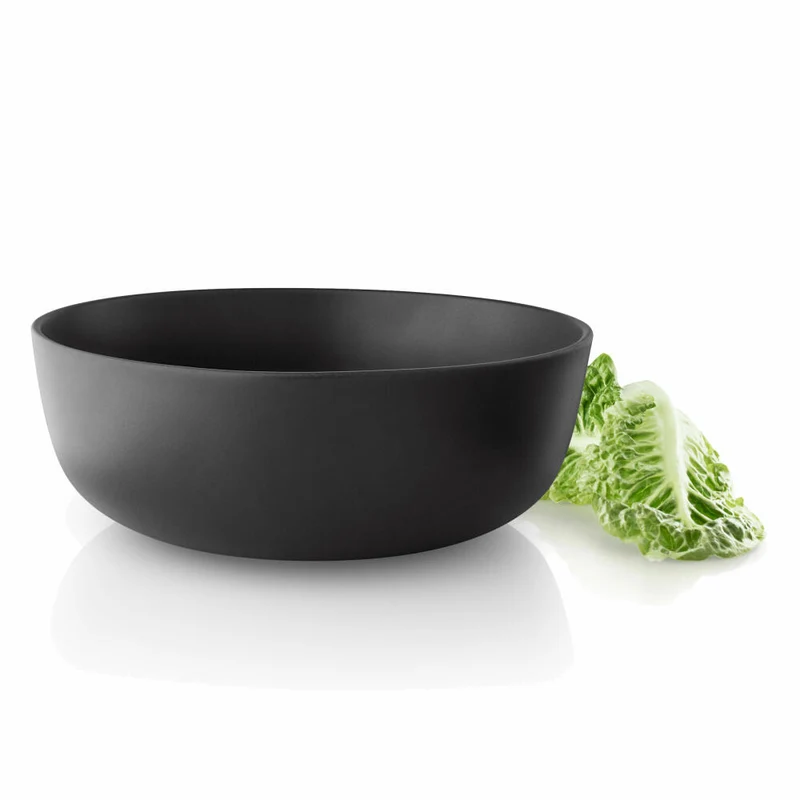 Eva Solo Nordic kitchen Schale, Schüssel, Salatschale, Feinsteinzeug, Schwarz, Ø 28 cm, 3.2 L, 502785