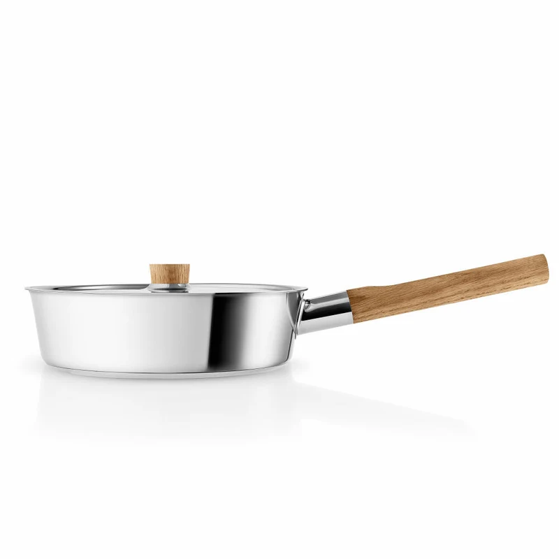 Eva Solo Nordic kitchen Sauteuse, Stieltopf, Topf, Kochtopf, Kasserolle, Kochgeschirr, Edelstahl, Ø 24 cm, 281424