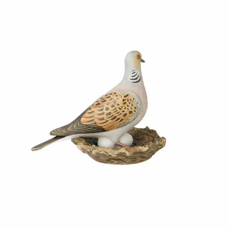 Goebel Figur Turteltaube Groß, Vogel des Jahres 2020, Sammelfigur, Taube, Porzellan, Bunt, 14 cm, 38473211