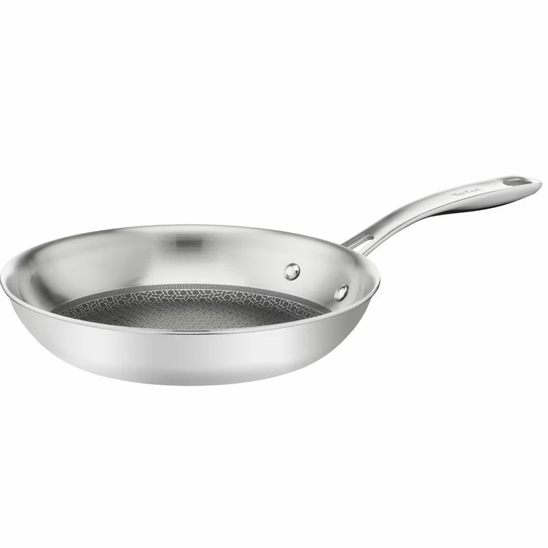 Tefal Eternal Mesh Pfanne, Bratpfanne, Induktionsgeeignet, Edelstahl, Ø 28 cm, E49706