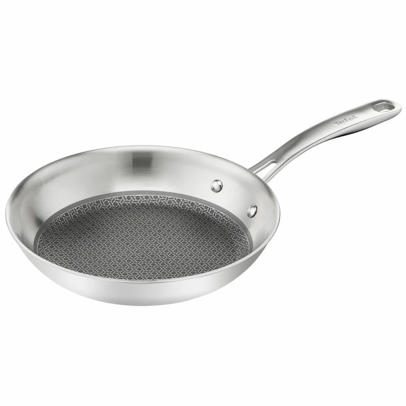 Tefal Eternal Mesh Pfanne, Bratpfanne, Induktionsgeeignet, Edelstahl, Ø 28 cm, E49706