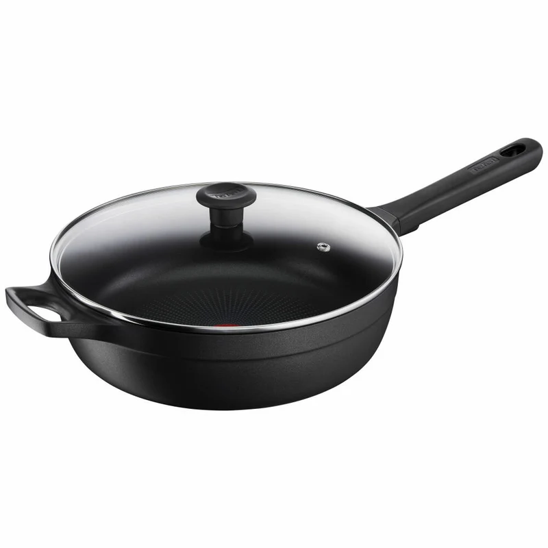 Tefal Trattoria Pro Schmorpfanne, Pfanne, Induktionsgeeignet, Aluguss, Ø 28 cm, G61237