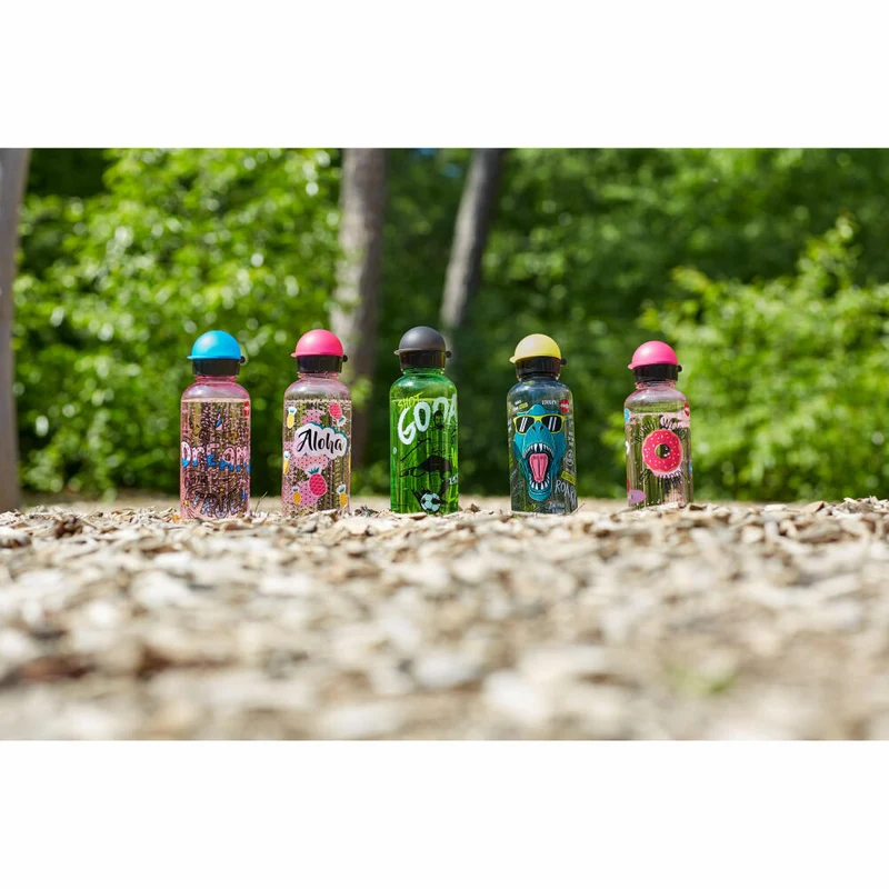 EMSA Teens Tritan Trinkflasche Donut, Wasserflasche, Flasche, Kinder, Kunststoff, 0.6 L, N30607