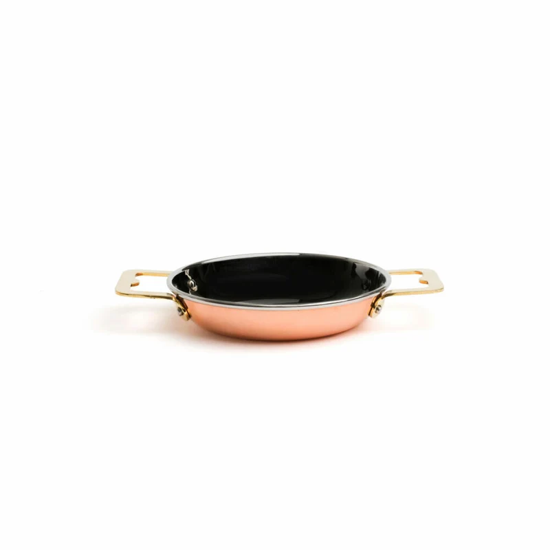 Comas Mini-Paella-Pfanne Gourmet Dual, Pfanne, Edelstahl, Kupfer, Kupferfarben, 12 cm, 7497