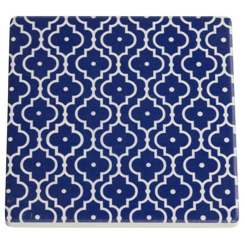 Maxwell & Williams Medina Keramikuntersetzer Taza, Keramikablage, Ablage, Keramik / Kork, Mehrfarbig, 9.5 cm, DU0019