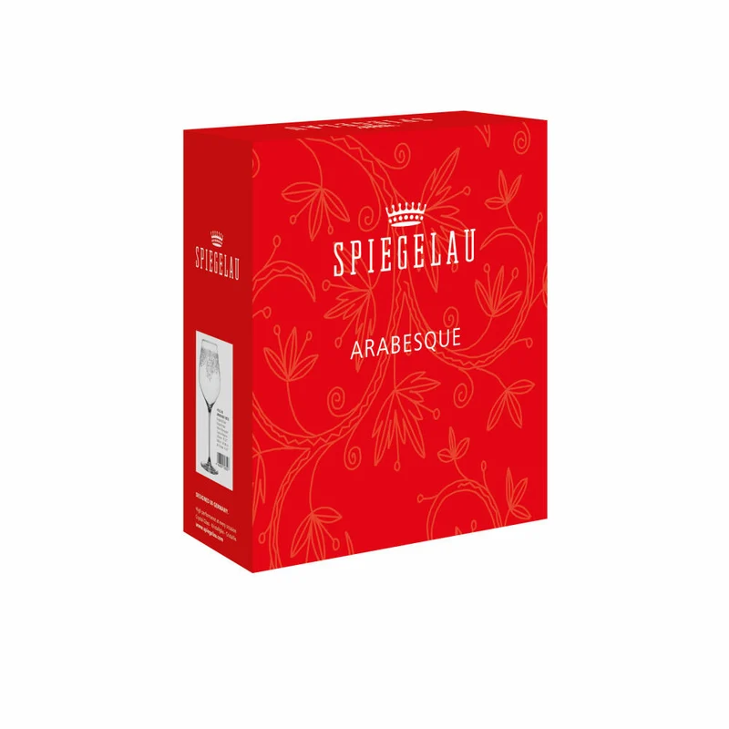 Spiegelau Burgunderglas 2er Set Arabesque, Kristallglas, Klar, 840 ml, 4192260