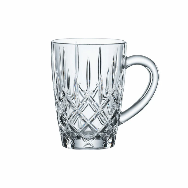 Nachtmann Kaffeebecher 2er Set Noblesse Barista, Kristallglas, Klar, 347 ml, 104907