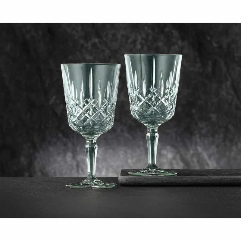 Nachtmann Cocktail/Weinglas 2er Set Noblesse, Kristallglas, Mint, 355 ml, 105220