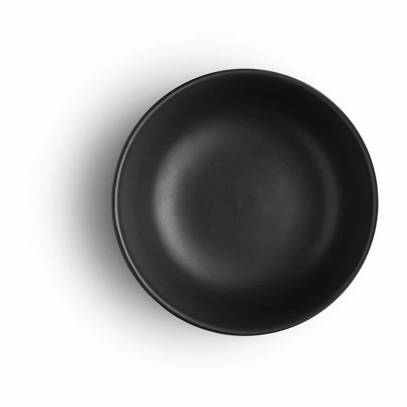 Eva Solo Nordic kitchen Schale, Schälchen, Salatschale, Dessertschale, Feinsteinzeug, Schwarz, Ø 13.5 cm, 400 ml, 502791