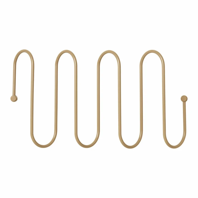 Blomus CURL Garderobenleiste, Hakenleiste, Garderobe, Stahl pulverbeschichtet, Nomad, 47 cm, 65918