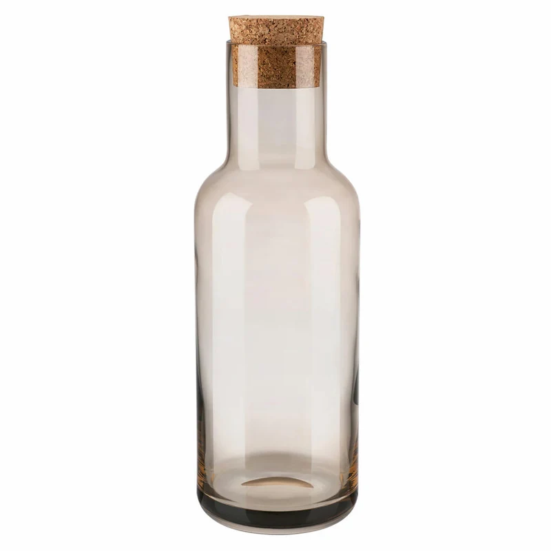Blomus FUUM Wasserkaraffe, Karaffe, Wasserkrug, Krug, Glas farbig, Nomad, 1 L, 63941