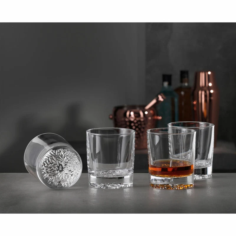 Spiegelau Whiskybecher 4er Set Lounge 2.0, Kristallglas, Klar, 309 ml, 2710166