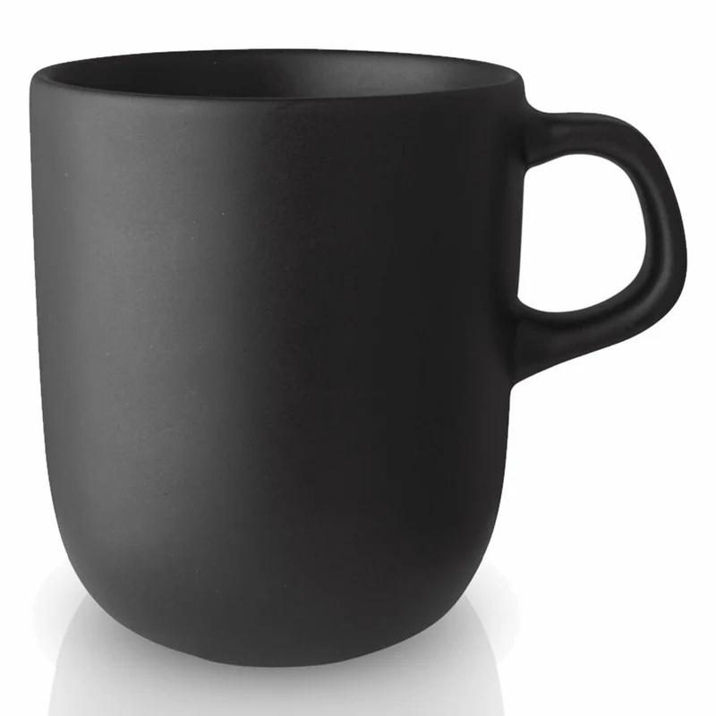 Eva Solo Nordic kitchen Tasse, Kaffeetasse, Teetasse, Küche, Feinsteinzeug, Schwarz, 400 ml, 502788