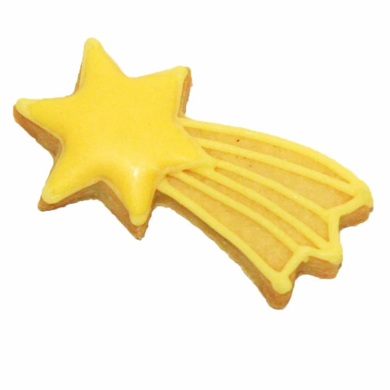 Birkmann Ausstechform Komet, Ausstecher, Plätzchenform, Keks, Plätzchen, Weißblech, 8 cm, 100084