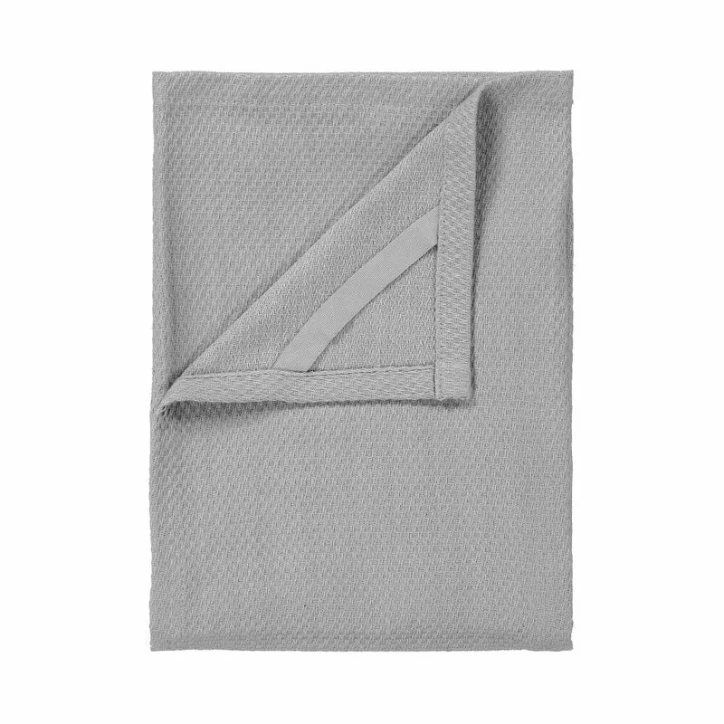Blomus QUAD Set 2 Geschirrtücher, Spültuch, Küchentuch, Baumwolle, elephant skin, 50 x 70 cm, 63834