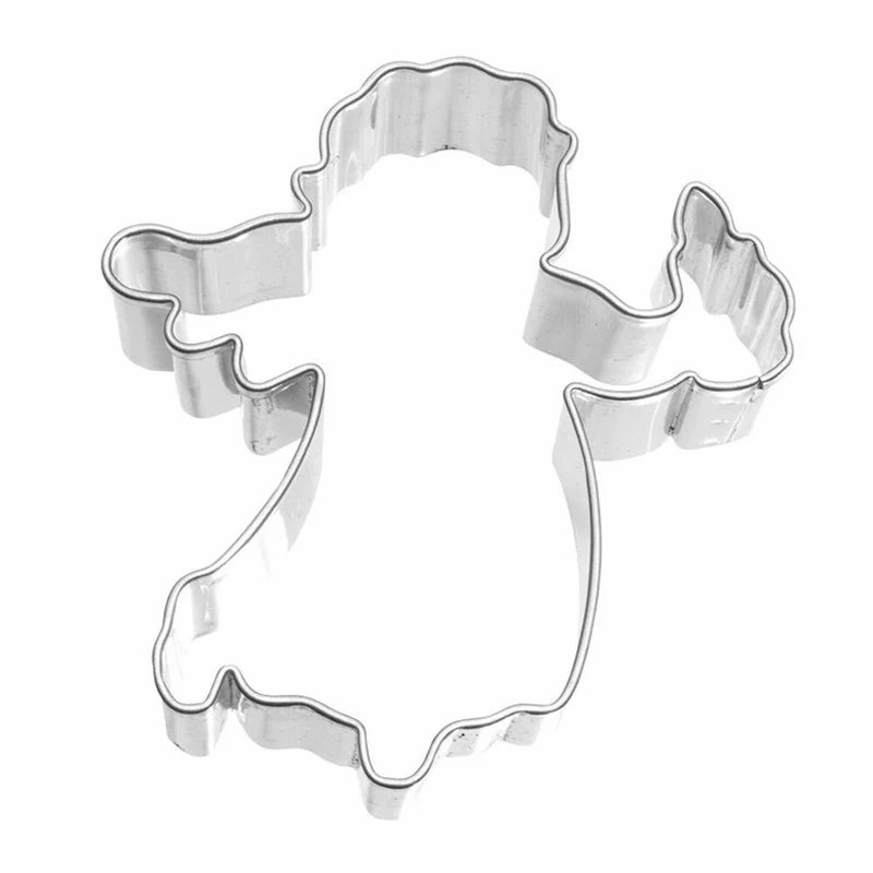 Birkmann Ausstechform Engel mit Kerze, Ausstecher, Plätzchenform, Keks, Plätzchen, Edelstahl, 6.5 cm, 191341