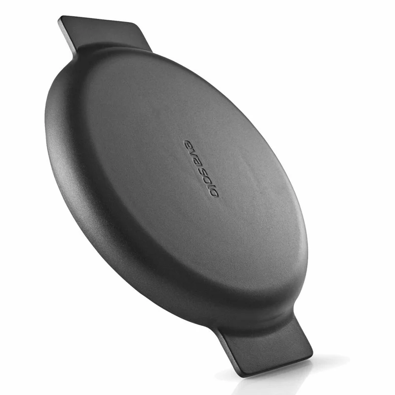 Eva Solo Nordic kitchen Deckel für Sautierpfanne, Topfdeckel, Schwarz, Eiche/Aluminium, Ø 24 cm, 280524