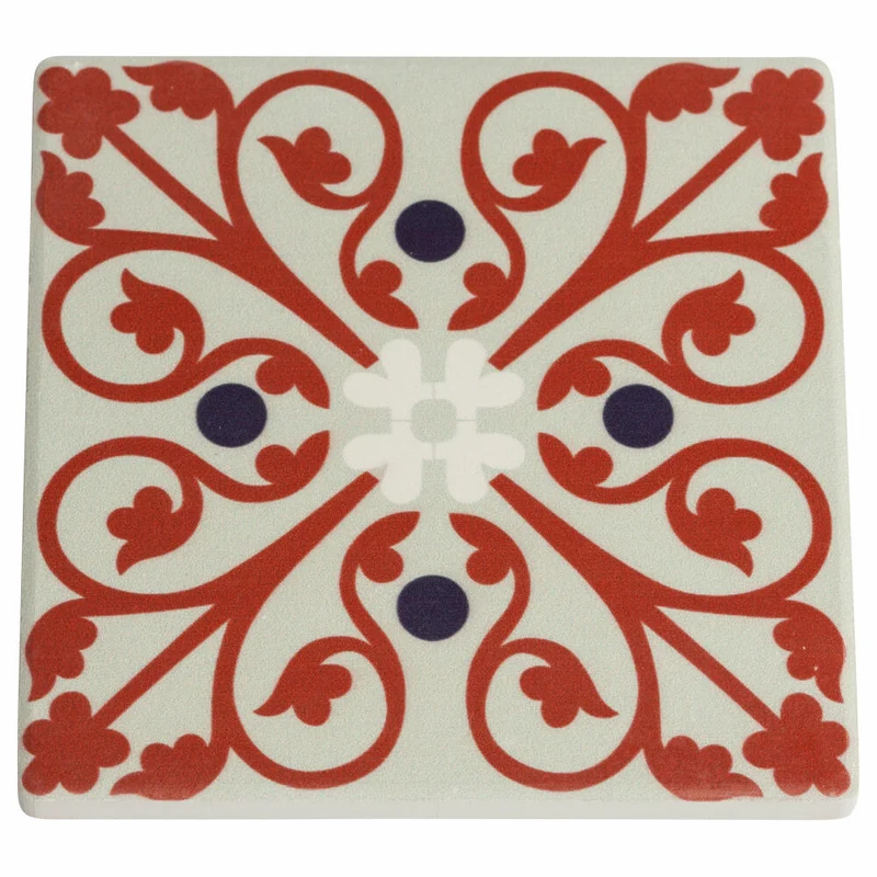 Maxwell & Williams Medina Keramikuntersetzer Sefrou, Keramikablage, Ablage, Keramik / Kork, Mehrfarbig, 9.5 cm, DU0010