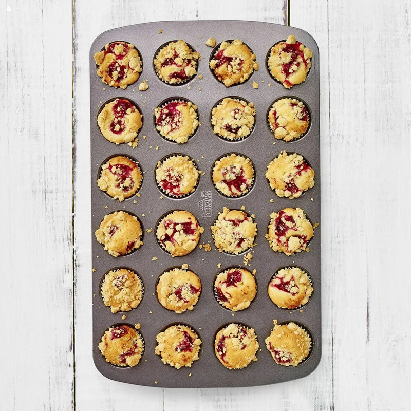 Birkmann Easy Baking Mini-Muffinform, Muffin Form, Kuchenform, Tortenform, Anithaft, 39 cm, 881112