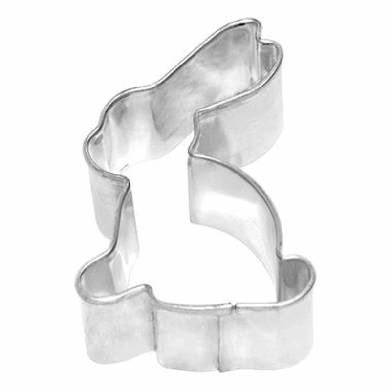 Birkmann Ausstechform Hase Sitzend, Ausstecher, Plätzchenform, Keks, Plätzchen, Edelstahl, 5 cm, 194366