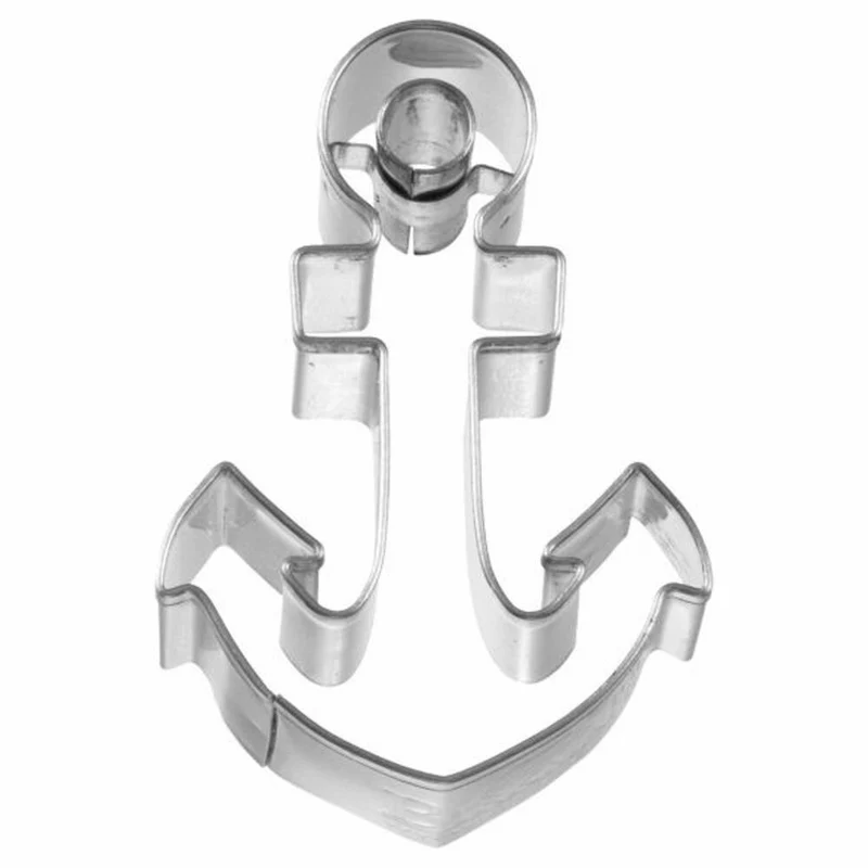 Birkmann Ausstechform Anker, Ausstecher, Plätzchenform, Keks, Plätzchen, Edelstahl, 5.5 cm, 197787