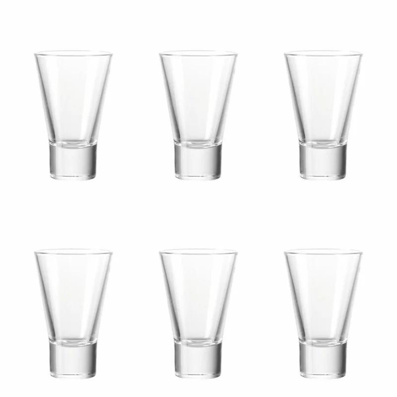 Leonardo Gilli Avernabecher 6er Set, Schnapsglas, Pinnchen, Shotglas, Glas, 150 ml, 86584