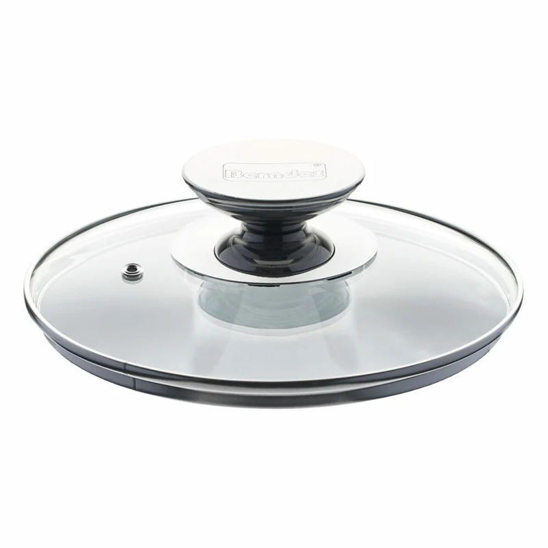 Berndes Spezialglasdeckel mit Edelstahlknauf, Sicherheitsglas, Transparent, Ø 16 cm, 007016