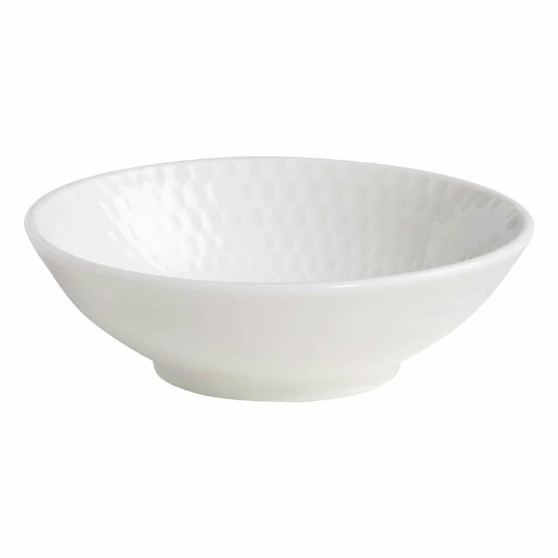 Maxwell & Williams Diamonds Round Dipschale Rund, Schale, Snackschale, Porzellan, Weiß, Ø 7 cm, DV0135