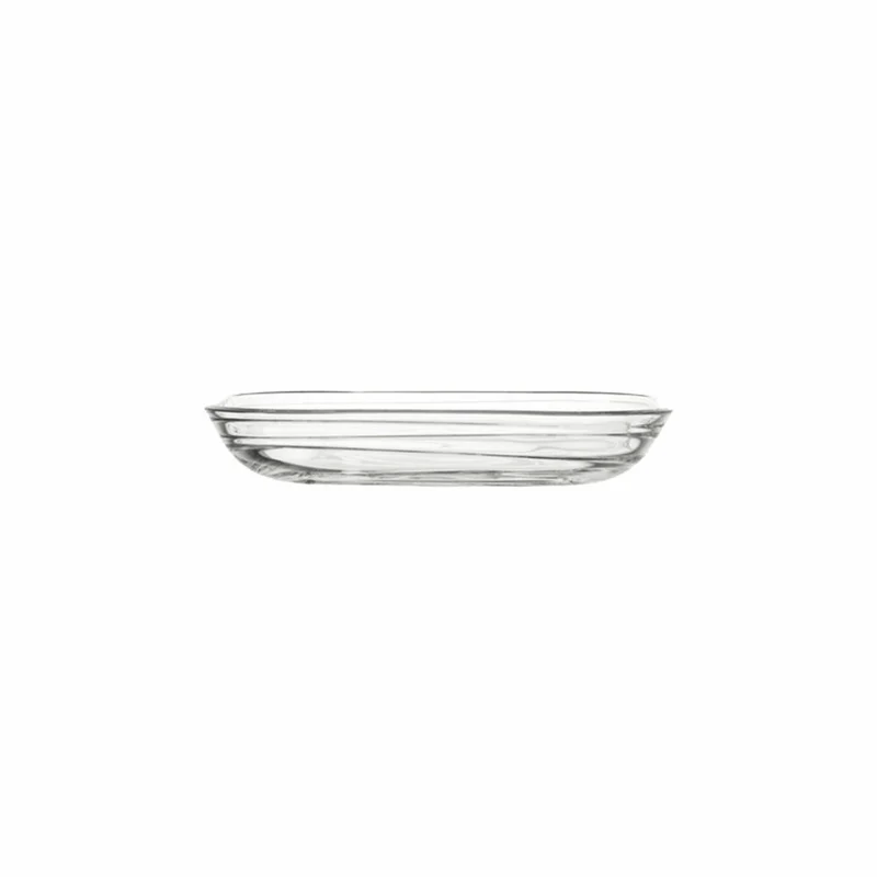 Leonardo Gusto Struttura Teller 6er Set, Glasteller, Platte, Klarglas, Glas, D 17 cm, 14740